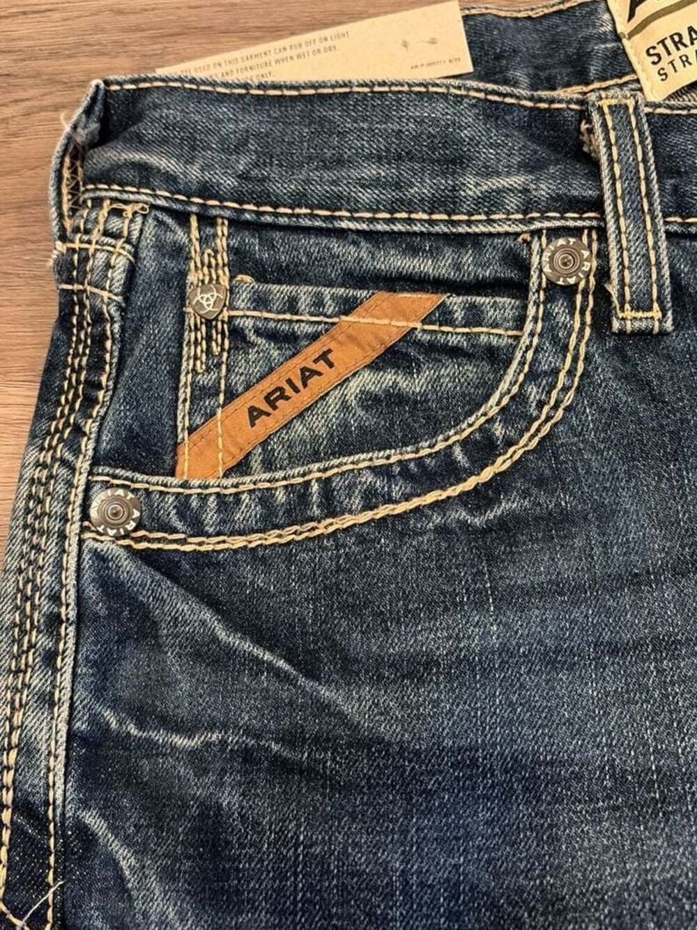 Ariat M5 M-Series Mens Straight Fit Straight Leg Jeans 30/30 - Picture 4 of 7